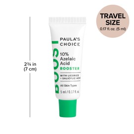Paula’s Choice BOOST 10% Azelaic Acid Booster Cream Gel, Oil-Free Serum Fades Discoloration & Post-Blemish Marks, with Licorice Extract & Salicylic Acid, Fragrance-Free, 0.17 Fl. Oz.