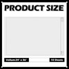 Gilprop 10 Sheets Architectural Vellum Paper 24 x 36 Inch