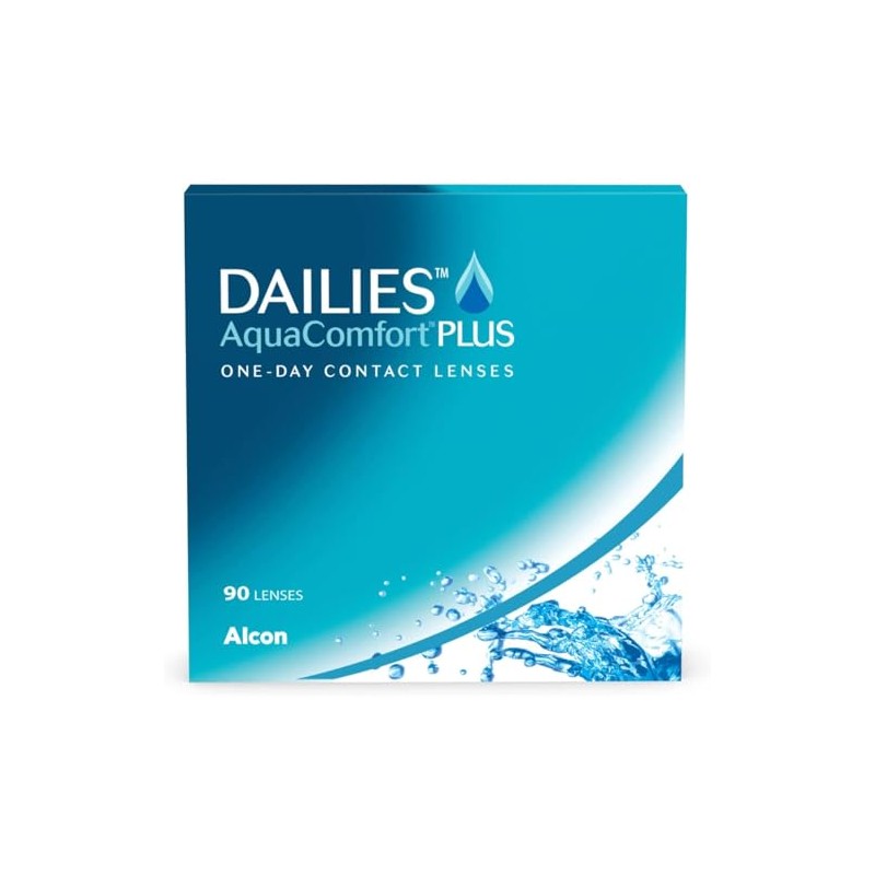 Dailies AquaComfort Plus Tageslinsen weich | 90 Stück | BC