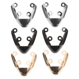 SAFIGLE High Heels Protection Caps 3 Pairs Metal Tip Shoe Protectors Anti-Slip Design for Women Suitable for High Heel Types