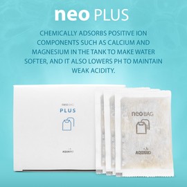 Aquario Neo Plus - Aquarium Filter Media - Aquarium Water Softener & pH Down for Plants, Enhances Aquatic Health, Ideal for Freshwater Aquariums - 8-Count Bags