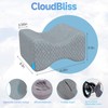 CloudBliss Knee Pillow for Side Sleepers - Cooling Leg Pillow