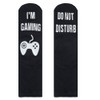 Do Not Disturb I'm Gaming Socks-Novelty Funky Gamer Socks Funny