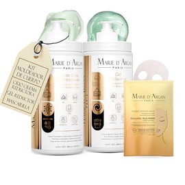 Kit Moldeador de Cuerpo y Reafirmante Marie d'Argan, Reductor de Grasa Abdominal, Tratamiento Várices, Devuelve Elasticidad a la Piel, Anticelulitis