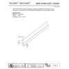 Tile Redi USA TRZF3642-BI Shower Flashing, Silver, 36" x 42"