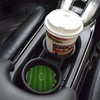 Green Soccer Field Football Car Coasters for Cup Holder, 2