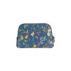 Pip Studio Petites Fleurs Triangle Cosmetic Bag, Dark Blue, Small