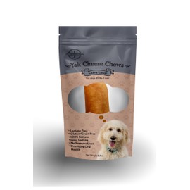 JAC's - Natural Yak Cheese Chew (Extra Large) - 1 Extra Large Stick | Long-Lasting & Lactose-Free Delight Treat for Dogs Over 55 lbs | Gluten-Free, 100% Natural Healthy Dog Treat