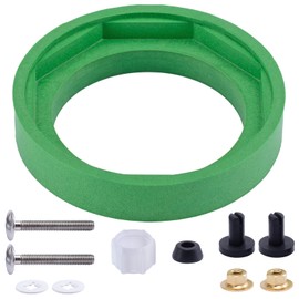 RAINGOWN 3'' Toilet Tank Gasket & Toilet Tank Bolts Parts Kit Tank to Bowl Gasket Kit Compatible with American Standards Champion 4 Toilet Part AS738756-0070A, Toilet Repair Kit Inside Tank
