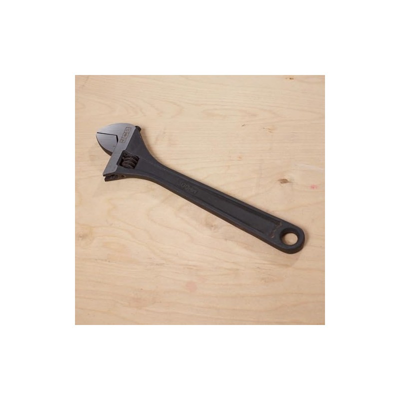 JCB 300mm 12'' Adjustable Wrench, Heavy-Duty Forged Steel