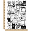 Adorable Kitty Cats Kittens Temporary Tattoo Water Resistant Fake Body