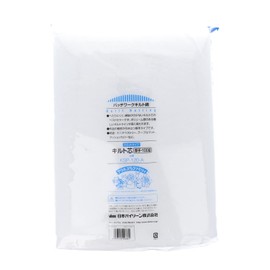 Vilene KSP-120-A Patchwork Quilted Cotton Dorm Type Quilt Core Thick, 39.4 inches (100 cm) Width x 3.3 ft (1 m) White