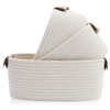 YOSTORYA Storage Basket (Set of 3) Cotton Rope Woven Storage