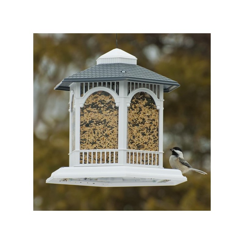 Woodlink NA6262 Audubon Hopper Deluxe Gazebo Wild Bird Feeder