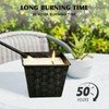 Citronella Candles Outdoor – 2 Pack, 12oz Each, Large Double-Wick