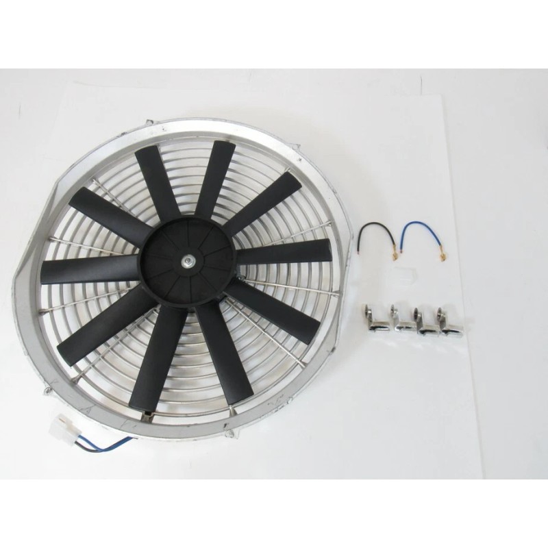 Hot Rod Chrome 14" Electric Fan Cooling Universal Radiator Fan