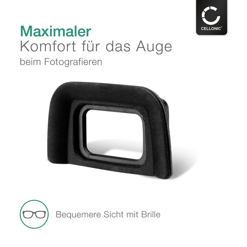 CELLONIC Viewfinder Eyecup Compatible with Nikon D3000 D3100 D3200 D40x