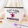 Yoxiumi Gymnastics Gifts Gymnastics Stuff Gymnastic Makeup Bag Gymnastics Bag