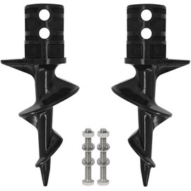 Greatshow 2 Pack Dock Sand Auger for PVC Tubing Sandbar Anchor Securing Your Boat with Ease Fits 1.730" I.D. or 1.790" I.D PVC,Replace Sand Dock Auger Boat Anchor(with 2 Screws)