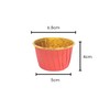 Baking Cup Liners Red – 100pcs for Cupcakes Muffins Desserts