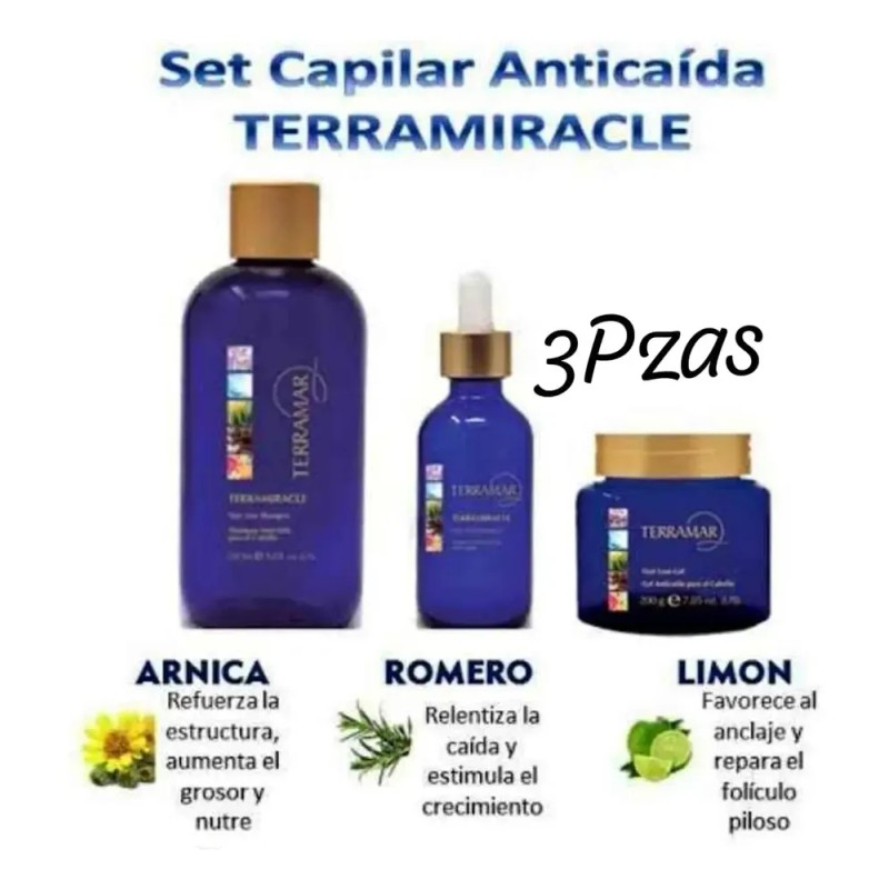 Set Tratamiento Anticaida+shampoo Terramar