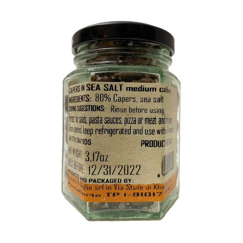 Etimo Pantelleria Capers in Sea Salt (3.17 Ounce)