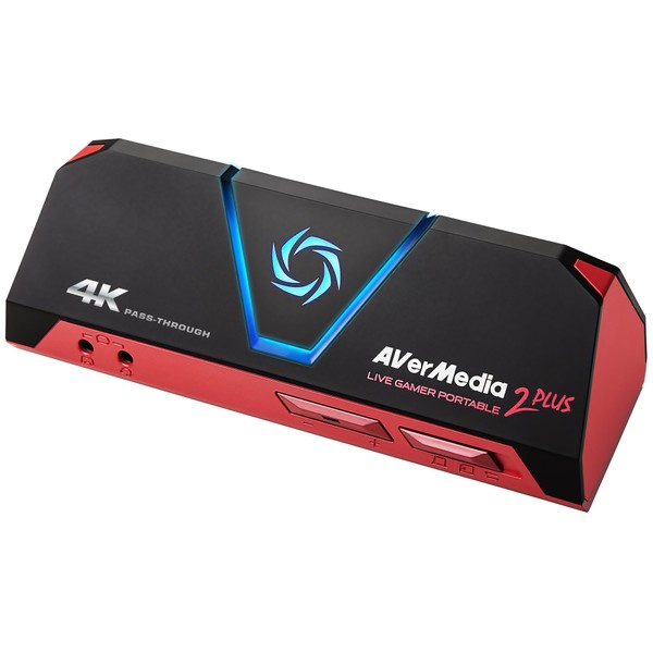 AVerMedia DV478 macOS HDMI USB Live Gamer Portable 2 PLUS AVT-C878 PLUS [Capture Device for Recording and Live Streaming Games, Supports 4K Pass-Through]