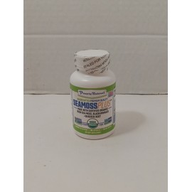Power By Naturals Premium Quality Organic Sea Moss Plus 60 Caps Exp 06/2026