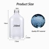 BSDYCL 12 Pcs 250ml Plastic Bottles with Lids, Empty Reusable