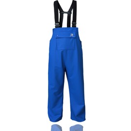 RainRider Rain Pants for Men Women Waterproof Rain Gear Bib Overalls Trousers for Fishing Hunting(Blue,X-Large)