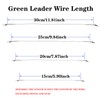 50pcs Stainless Steel Wire Leaders Nylon-Coated Fishing Line Wire Leaders