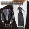 Tie Clip on Ties Necktie Clips Bar Pinch for Men