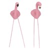 Hztyyier 4 Pieces Garden Statues, Flamingo Statue, Pink Christmas Decorations