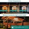 CLY Solar Lights for Shed Motion Sensor Pendant Light, 2700K-6500K
