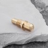 LT Easiyl 2Pcs Billiard Cue Extension Screws Copper Pool Cue