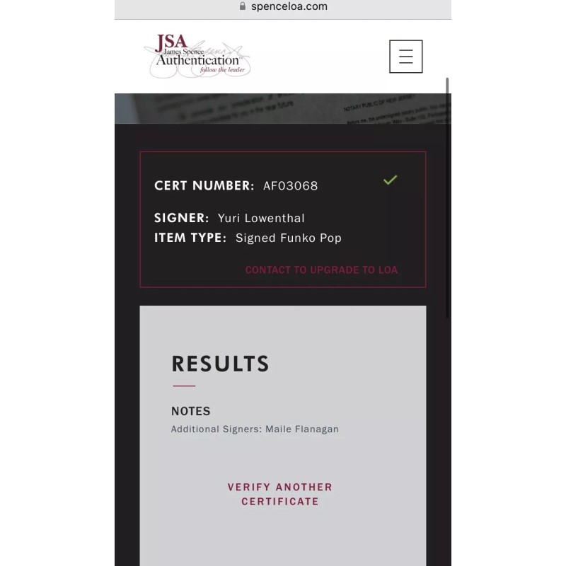 Funko Pop Mystery All Autographed Boxes With Big 7 Signature