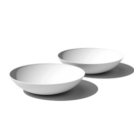 Veradek Mason Series Lane Bowl Planter-Large Round Planter for Indoor or Outdoor Tabletops/Gardens |Made from Plastic & Concrete with Drainage Holes|Modern Décor for Flowers, Succulents, Small Plants