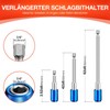 3 pieces magnetic quick-change impact bit holder, 2.5/4/6 inch bit