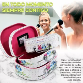 EG Kit De 3 Cajas Para Cosméticos Y Maquillajes