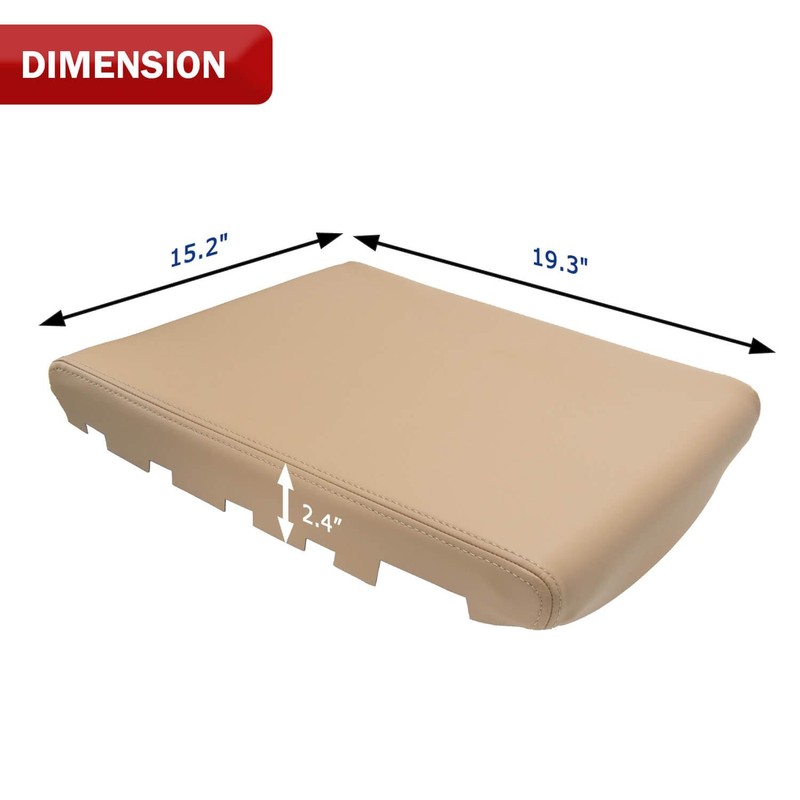 KBH Center Console Armrest Cover Replacement for Dodge Ram 1994-2001,