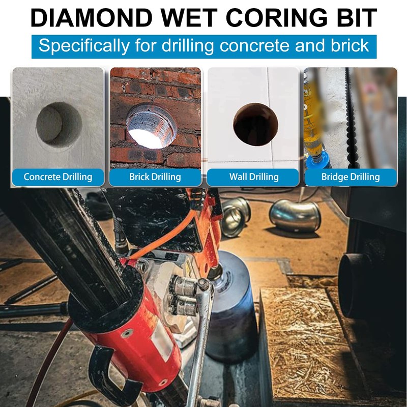 SALI Wet Diamond Core Drill Bits 1-1/8"/29mm Diameter Core Drill