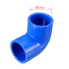 sourcing map 20mm Slip 90 Degree PVC Pipe Fitting Elbow