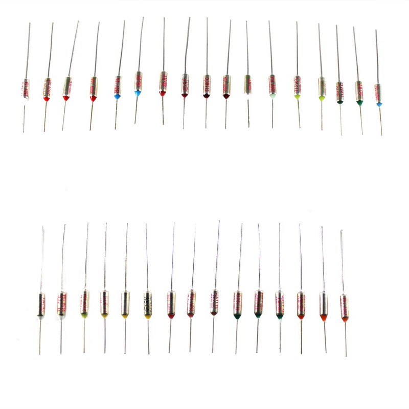 CompStudio 5Pcs 200C Celsius Circuit Cut Off Temperature Micro Thermal