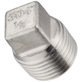 SANEI R1/2 JTS760-13 Plug, Stainless Steel Plug, Blocking Unwanted Female Threaded Piping