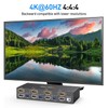 HDMI KVM Switch 2 Monitors 3 PC, 4K@60Hz Dual Monitor