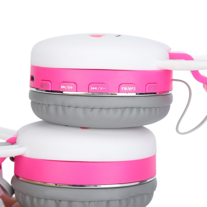 Children's Headset Cute Animals Bluetooth 5.0 Kids Headphones with Mic