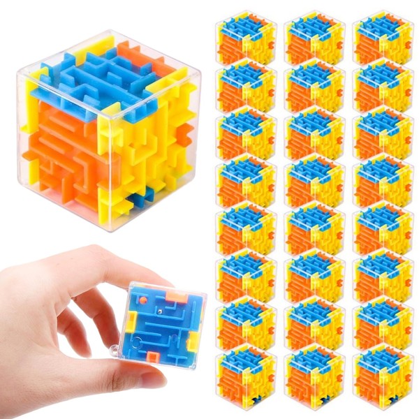 heizi Mini Cube 3D Maze 3D Puzzle Keychain Toy Favor