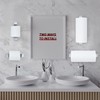 Toilet Roll Holder and Towel Holder Set - Hand Towel