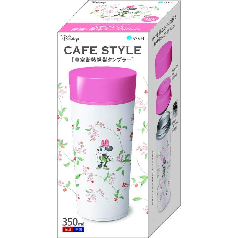 Asbel TS350C Tumbler, Pink, 11.8 fl oz (350 ml), Vacuum