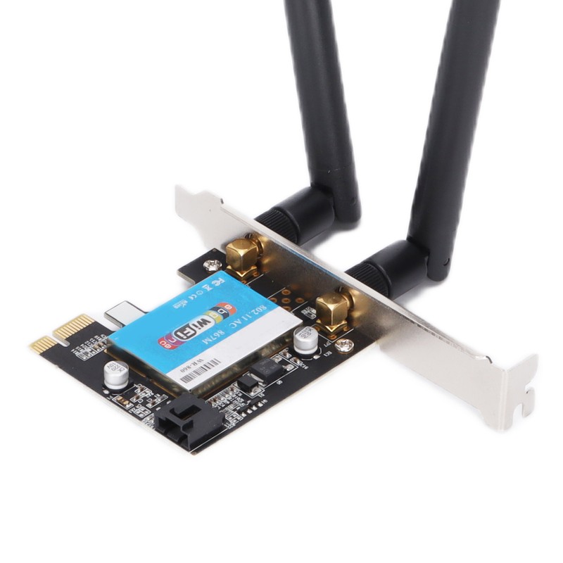 Wireless Card Dual Band 2.4GHz 5GHz PCIE Interface Network Computer